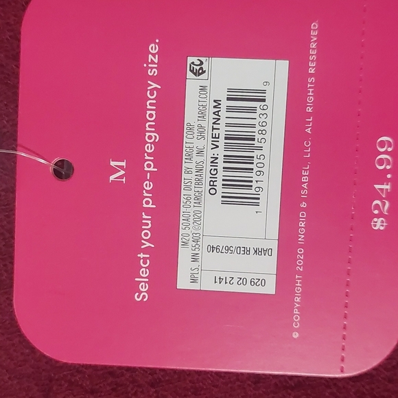 Isabel Maternity by lngrid  long slevee rufle Babydoll size M - Picture 8 of 8